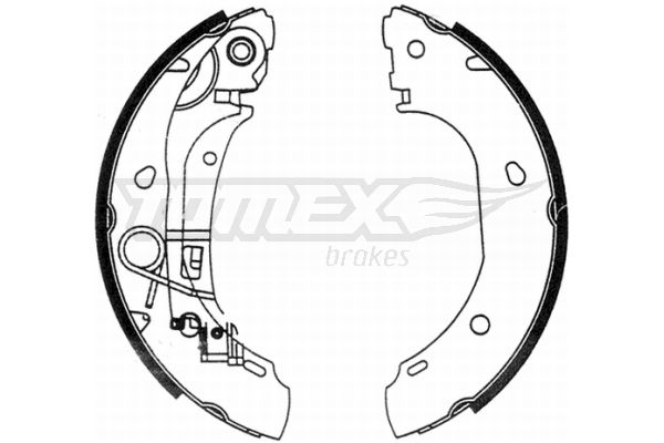 TOMEX BRAKES Комплект тормозных колодок TX 21-31